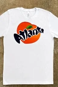 Glide Pizza Atlanta Fanta Tee, White $28