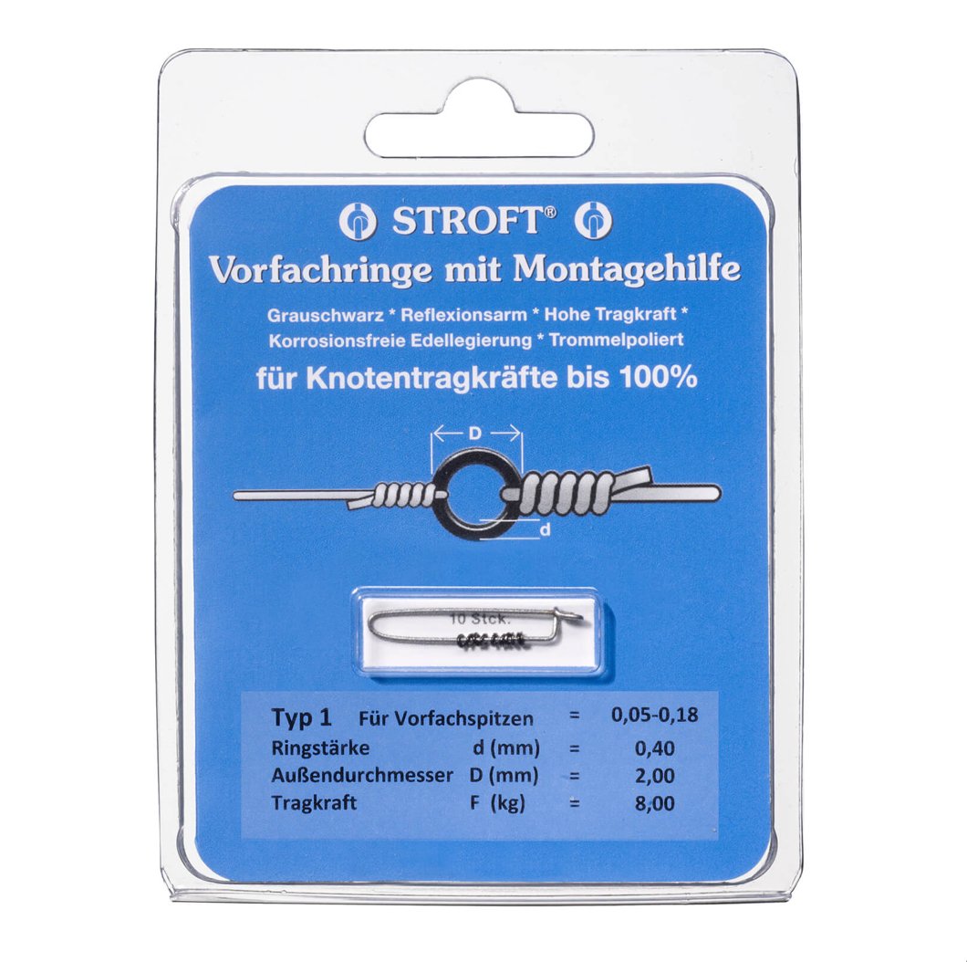 STROFT Vorfachringe mit Montagehilfe