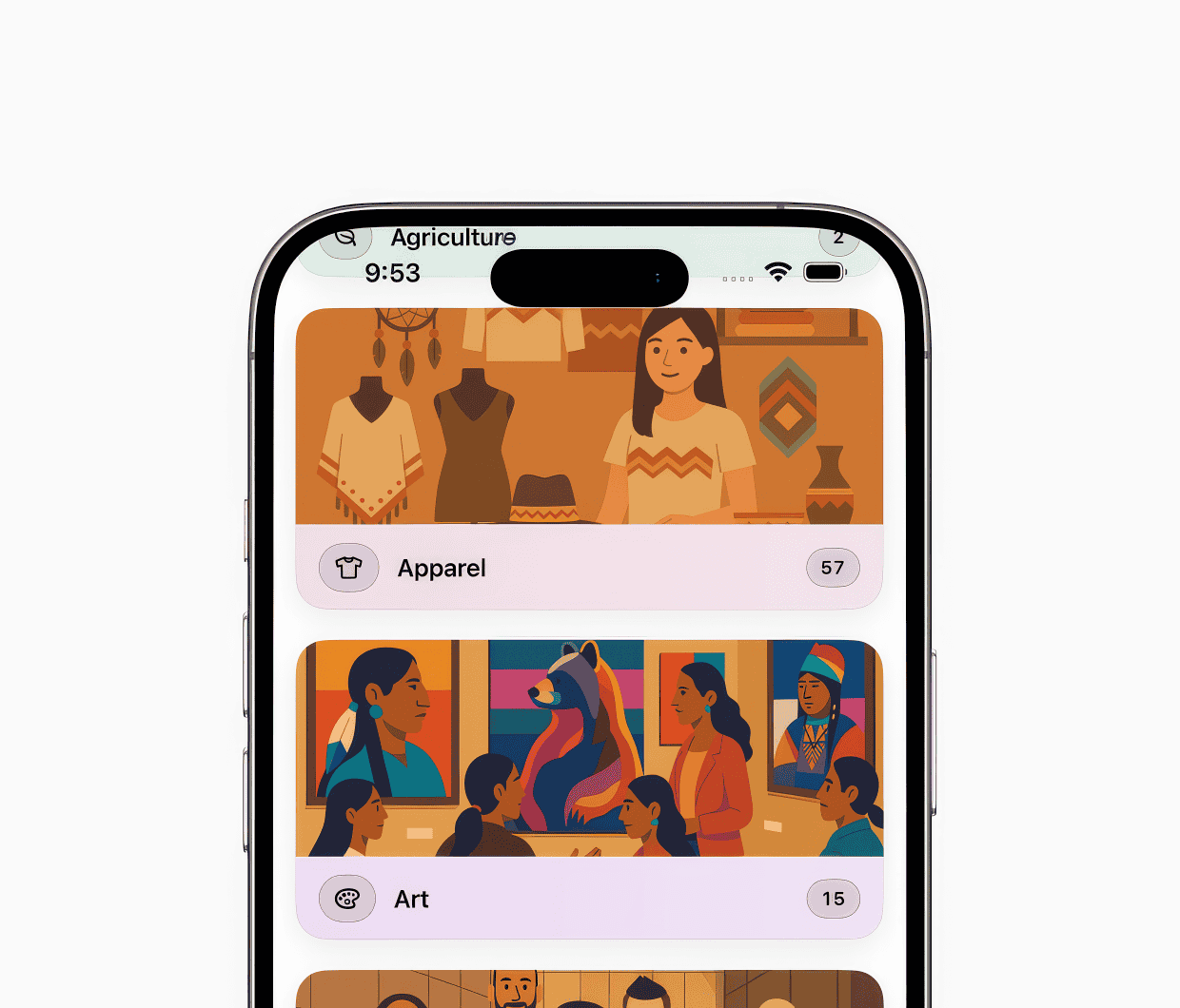 Hundreds of Indigenous businesses.