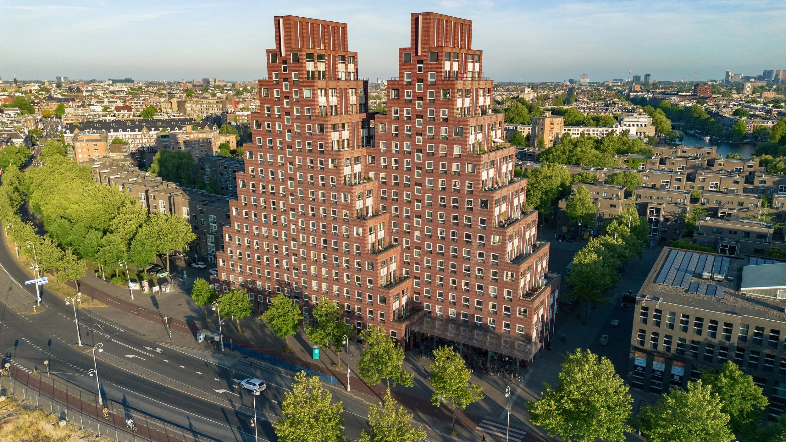 Vastgoedfotografie van een woning amsterdam exterieur