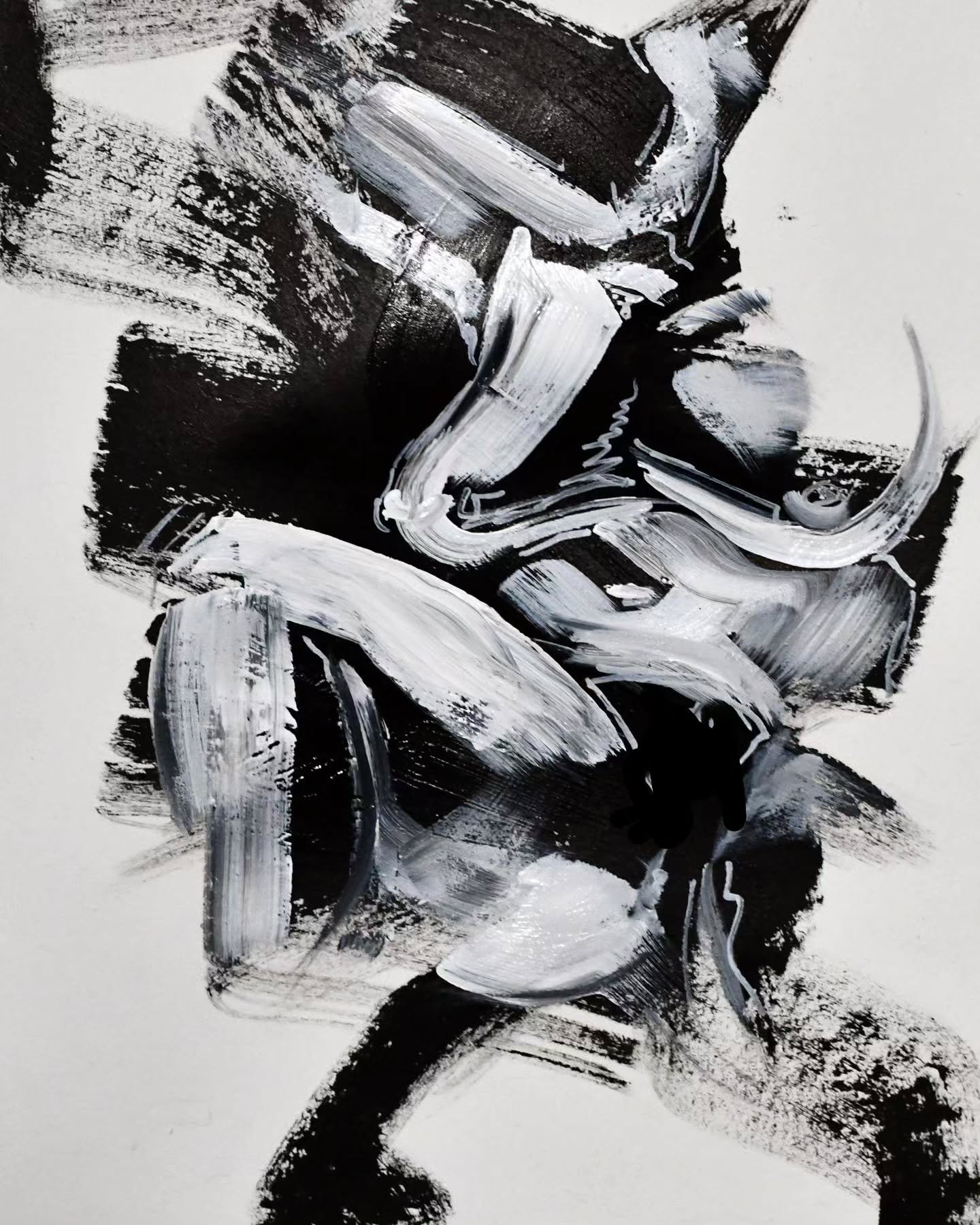 Second piece submitted for the Detroit Dirty Show! 

&quot;Gesture 1&quot; Acrylic on Paper 

Had to black out a few bits for the Instagram.