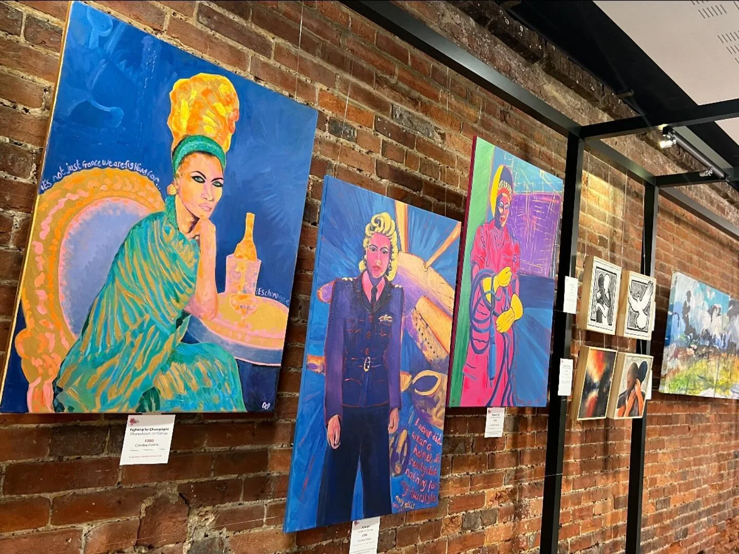 You can see my glam war ladies at The Soldiers of Oxfordshire until November 24th.

Thanks @trish_1073 for the fab photos 📷

#soldiersofoxfordshire #artonconflict
