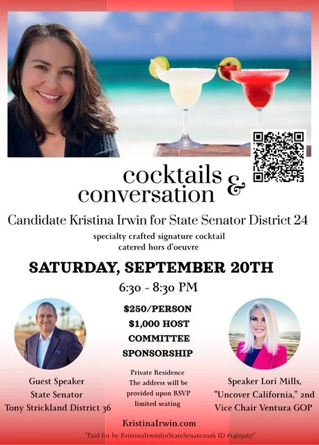 Kristina Irwin, Candidate for State Senate D24 Fundraiser