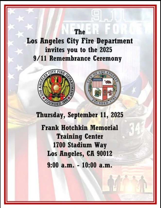 Los Angeles City Fire Department 9/11 Remembrance Ceremony