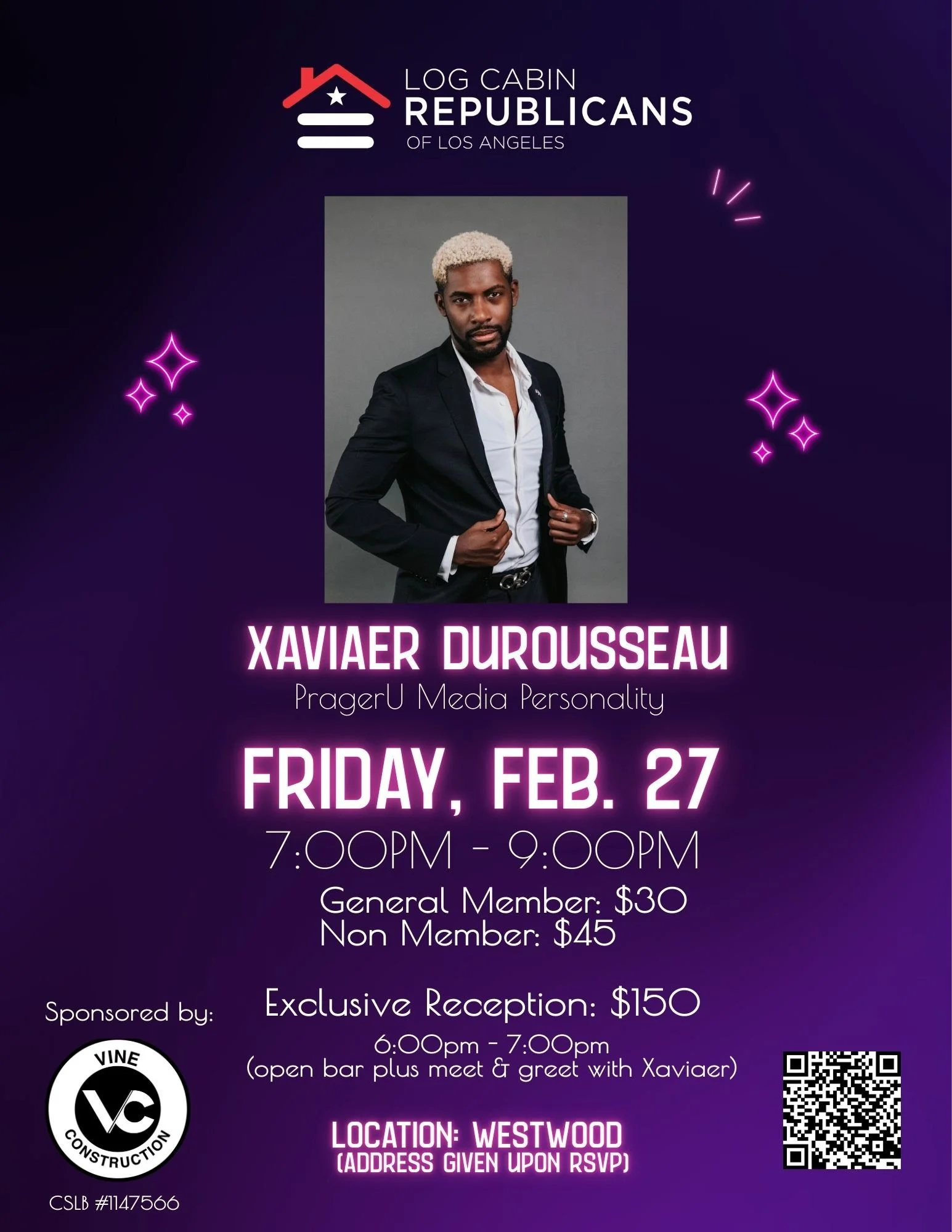 Log Cabin Republicans of Los Angeles: Xaviaer DuRousseau