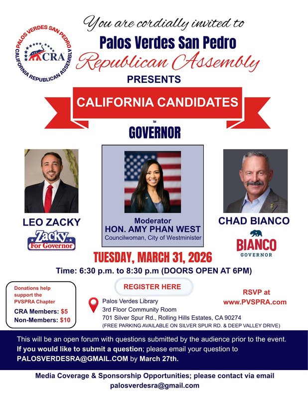 Palos Verdes San Pedro Republican Assembly Governor Forum 