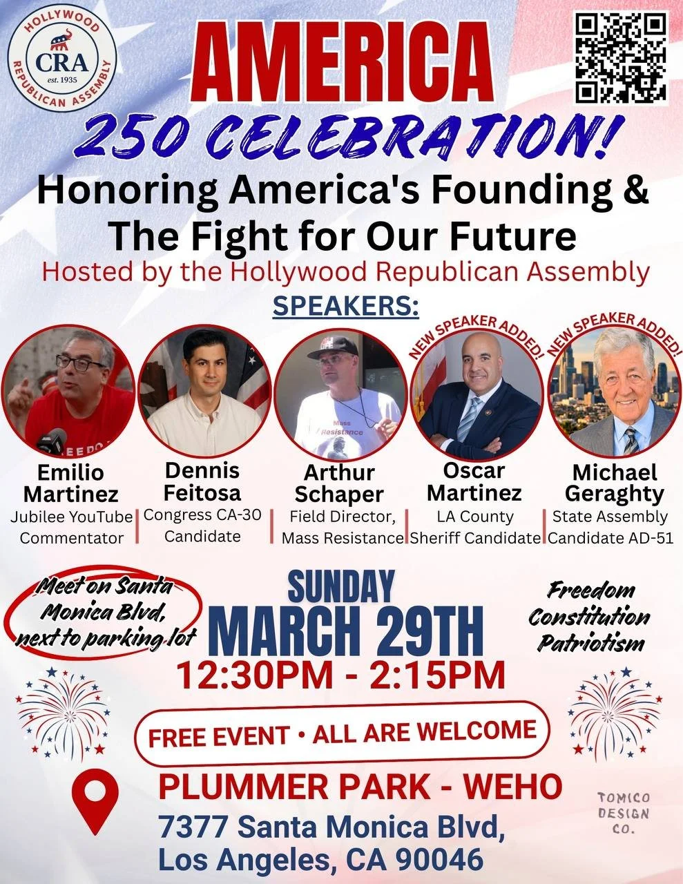 Hollywood CRA America 250 Celebration!