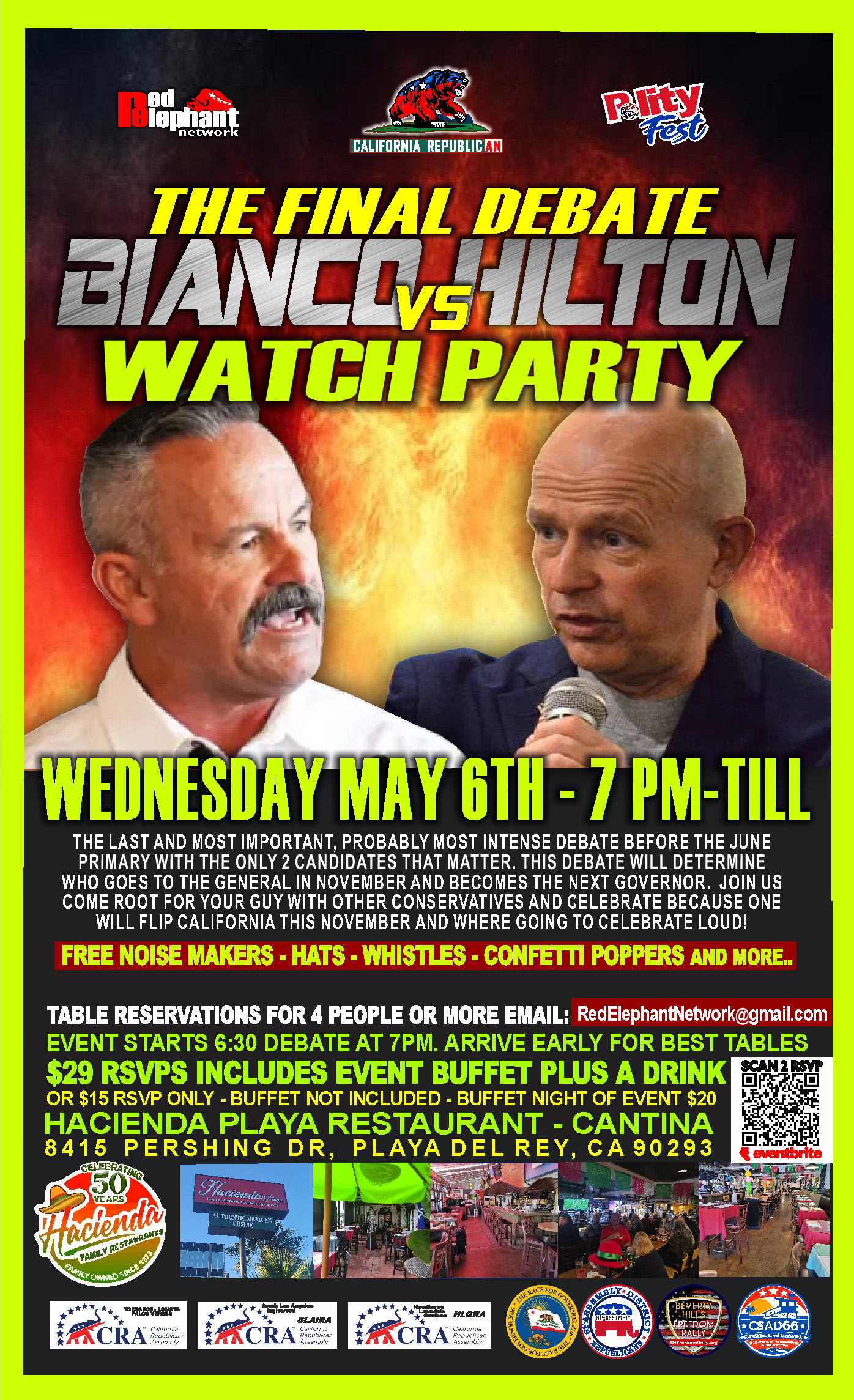 The Final Debate Bianco vs Hilton Watch Party