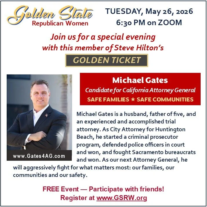 Zoom MTG: Michael Gates Candidate for California Attorney General