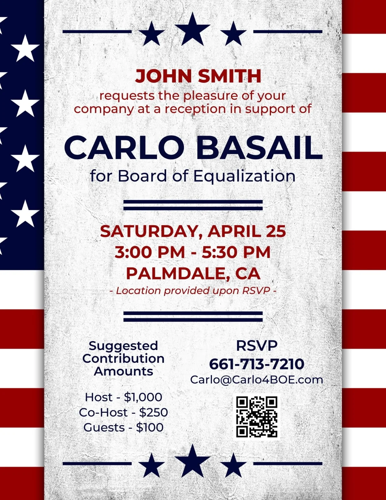 Carlo Basail, Candidate&nbsp;CA State Board of Equalization 2026