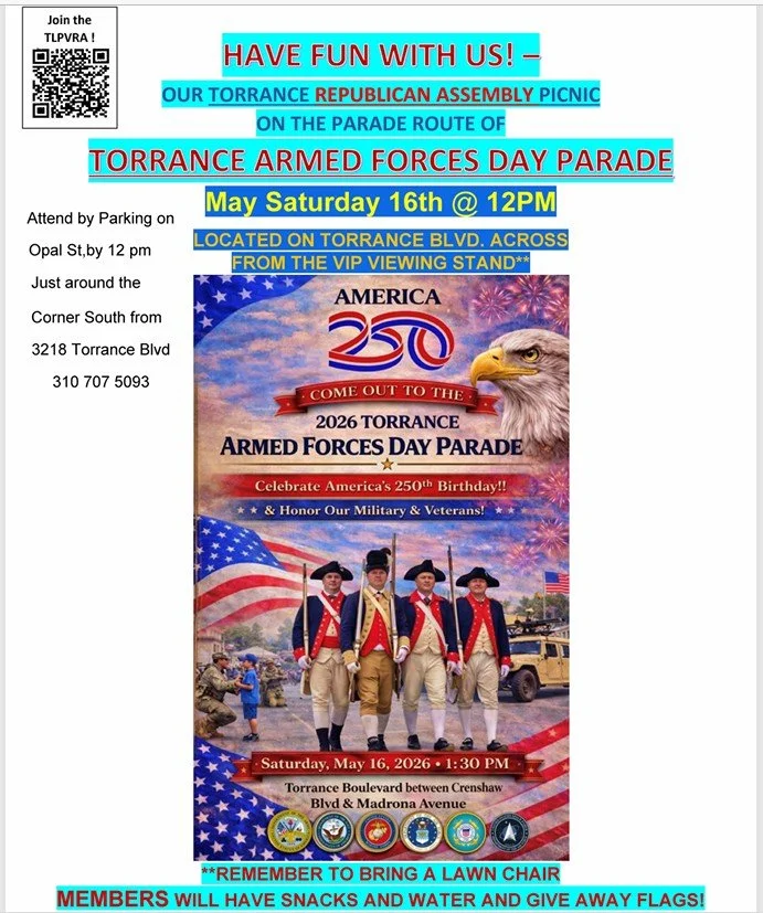 Torrance-Lomita Republican Assembly -Armed Forces Day Parade Picnic