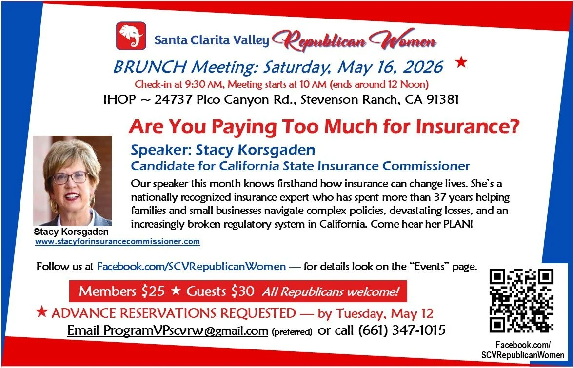 SCV Republican Women -Bring your Ballot!
