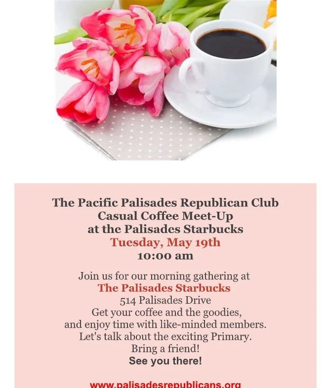 Palisades Republicans Club Casual Coffee Meet-up
