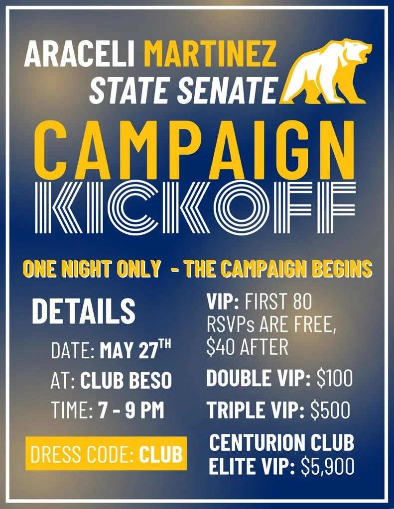 Araceli Martinez State Senate Campaign Kick off