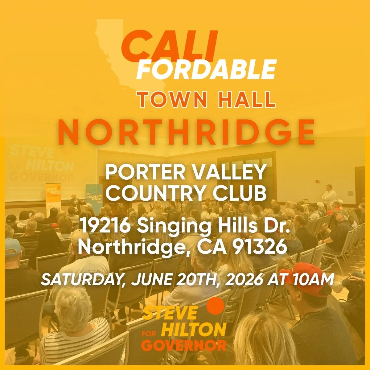 Town Hall with Steve Hilton -Califordable