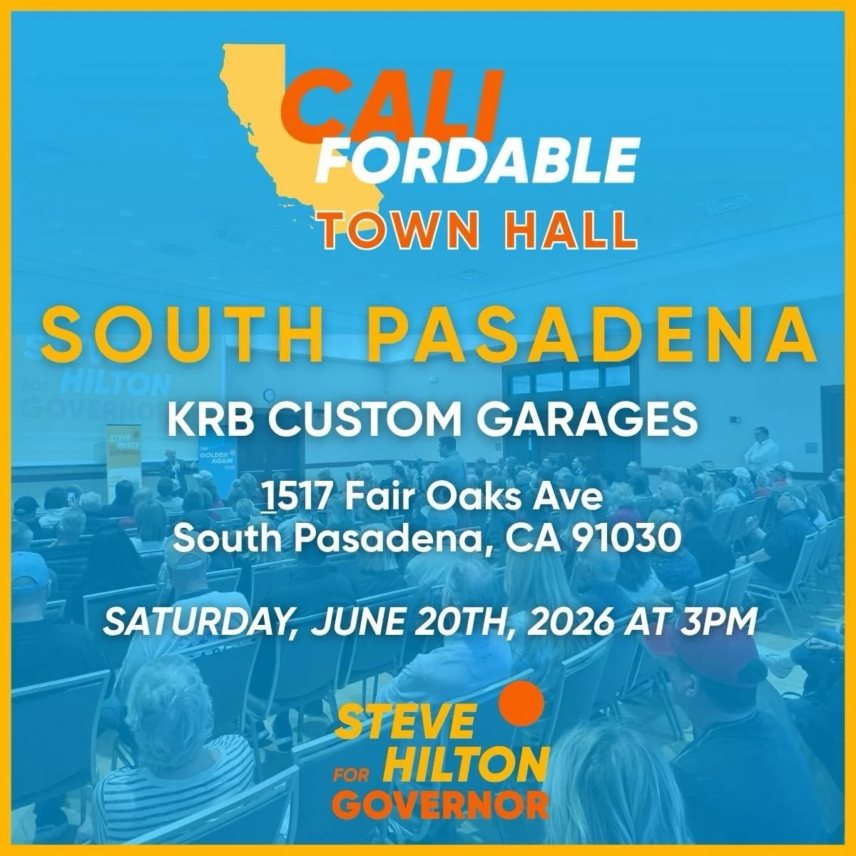 Town Hall w/Steve Hilton -CALIFORDABLE