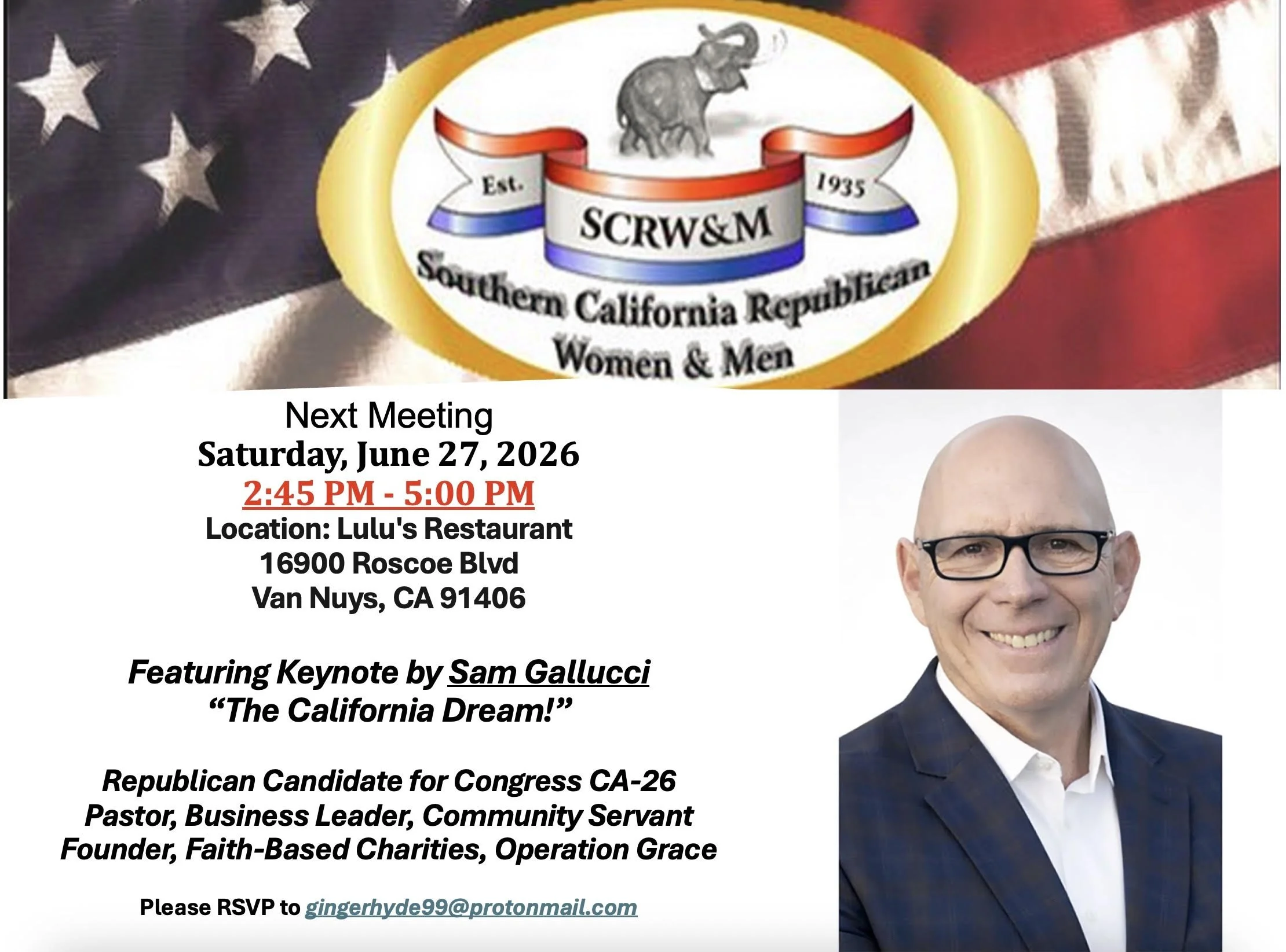Southern California Republican Women and Me 