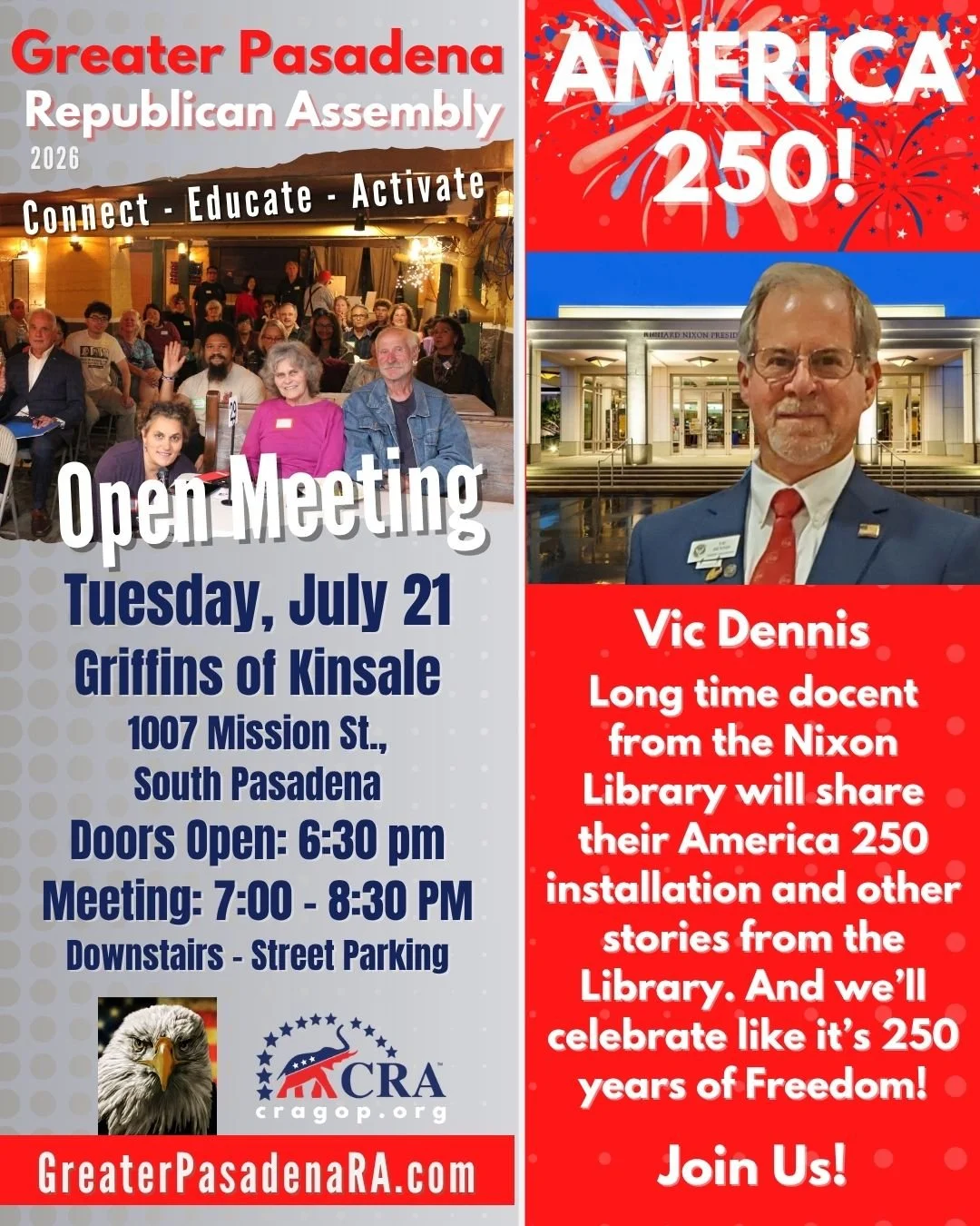 Greater Pasadena Republican Assembly Meeting