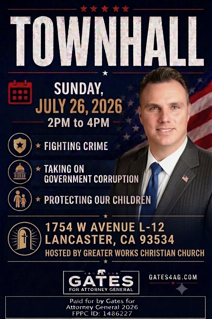 Michael Gates Townhall in Lancaster