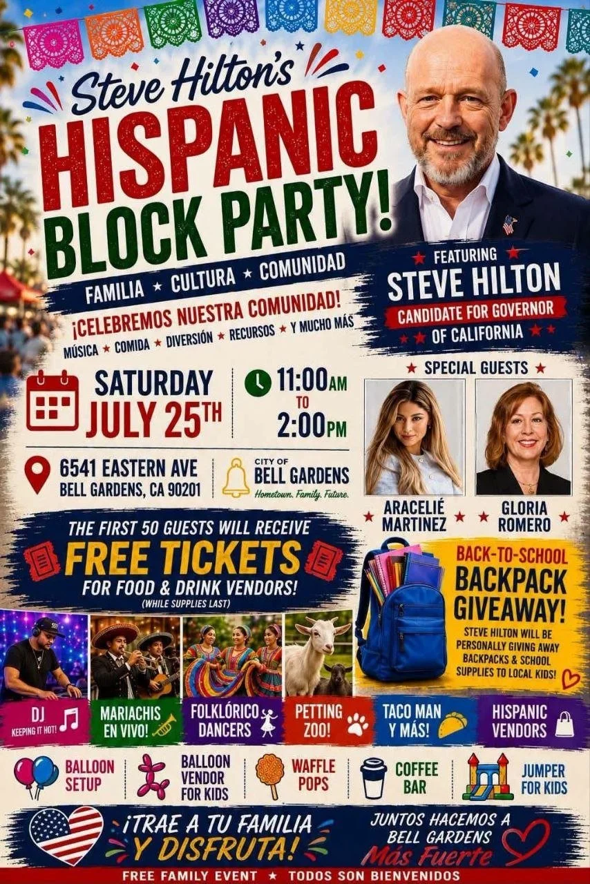 Steve Hilton’s Hispanic Block Party!