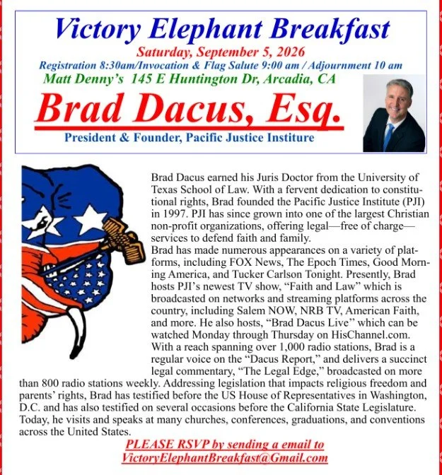 Brad Dacus -Victory Elephant Breakfast 