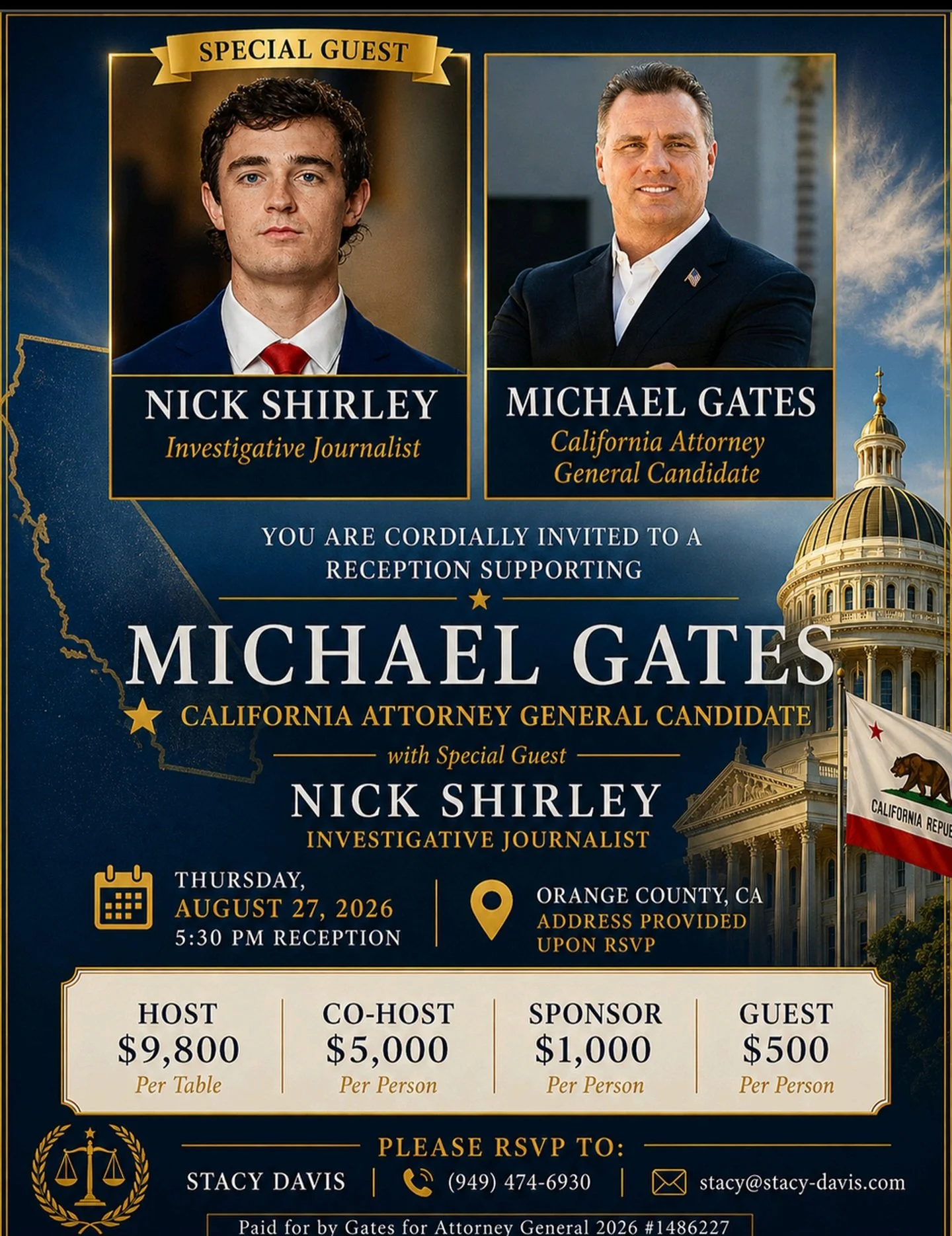 Michael Gates for California Attorney General 