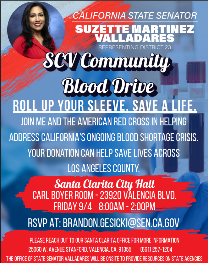 <span class="sqsrte-text-color--darkAccent">Senator Valladares host a Community Blood Drive in partnership with the American Red Cross</span>