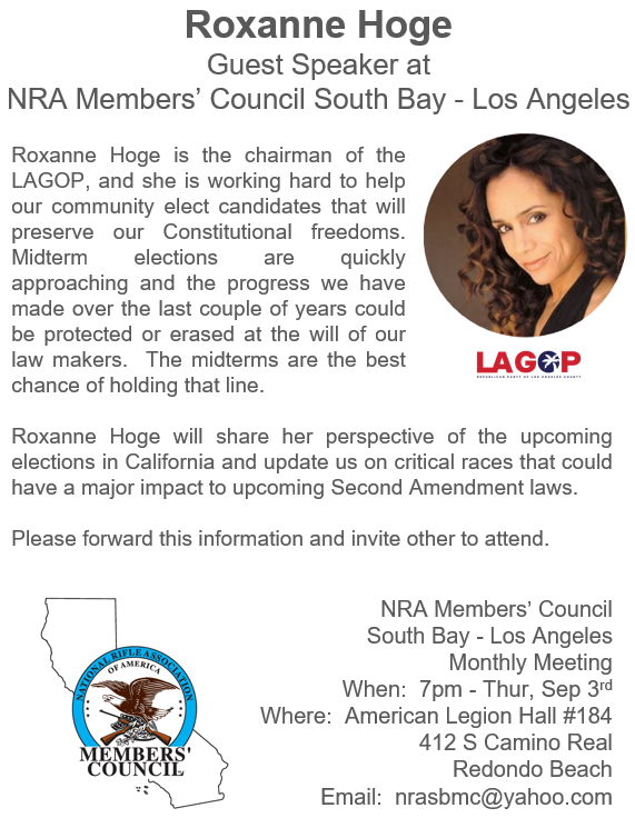 NRA South Bay-Los Angeles Meeting