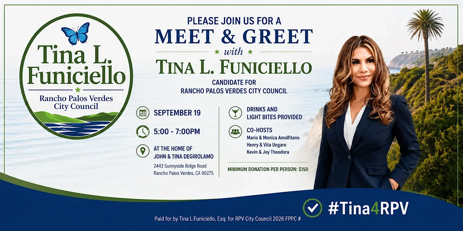 Tina L. Funiciello, Meet &amp; Greet