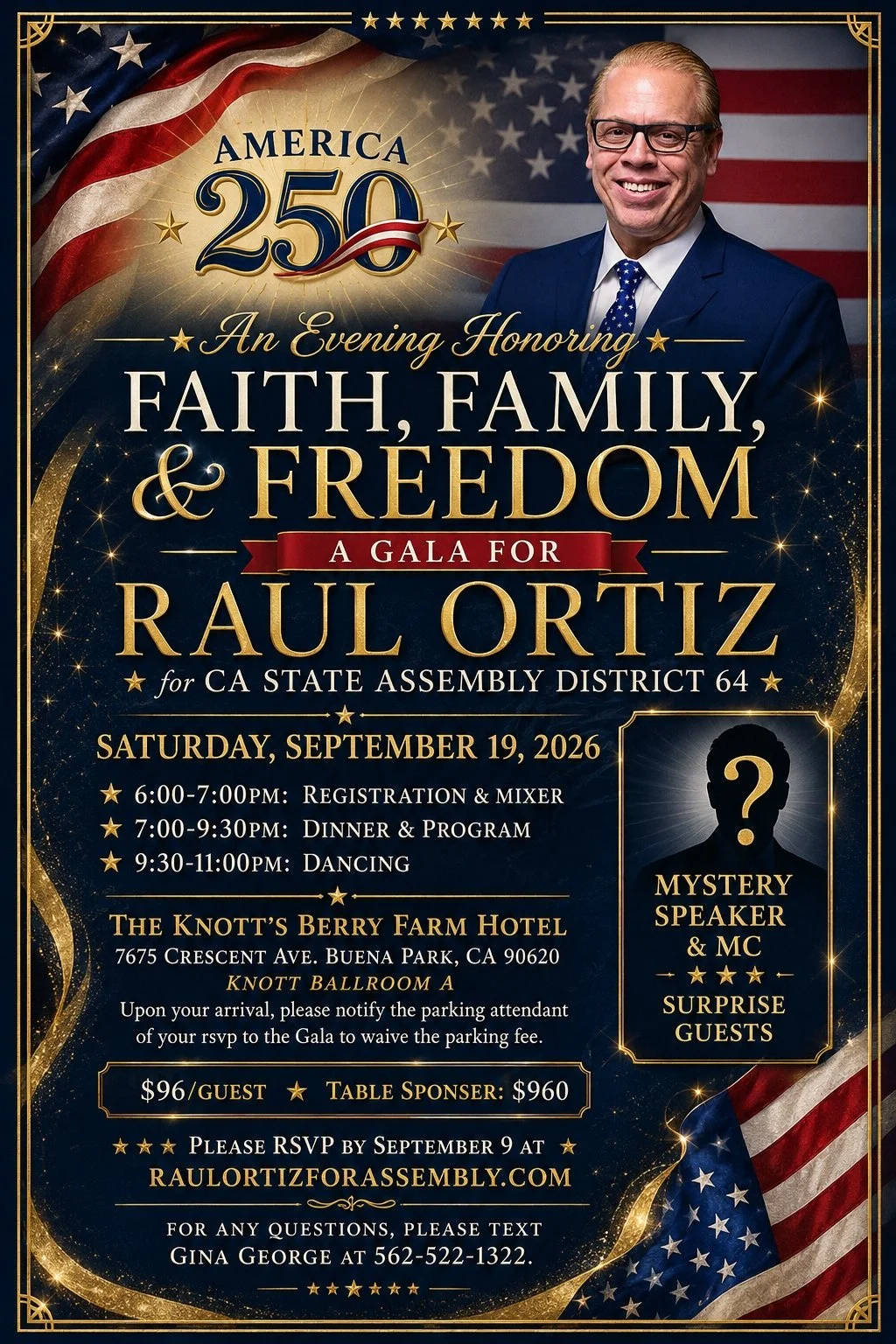 Raul Ortiz for State Assembly District 64 Gala 