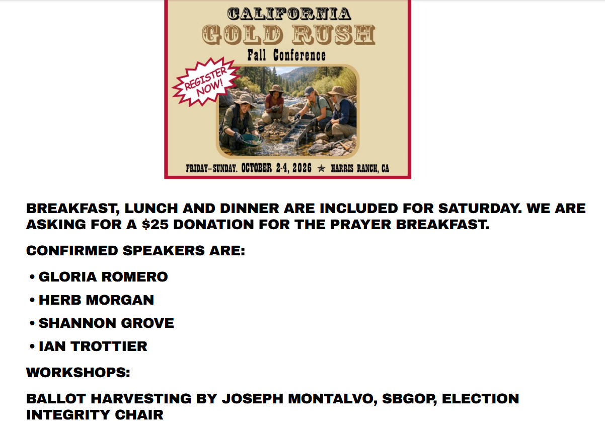 Fall Conference for Golden State Republican Women