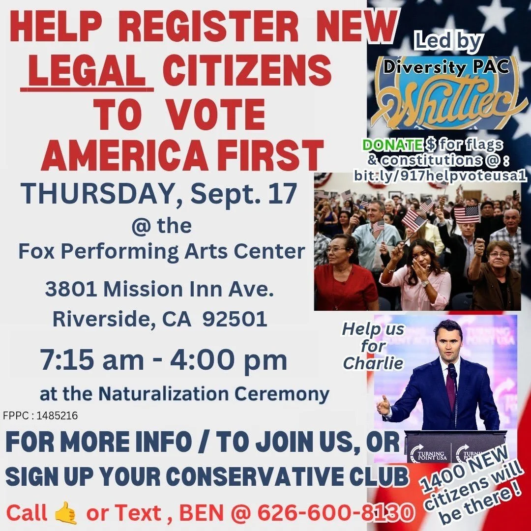 Register New Legalized US Citizens