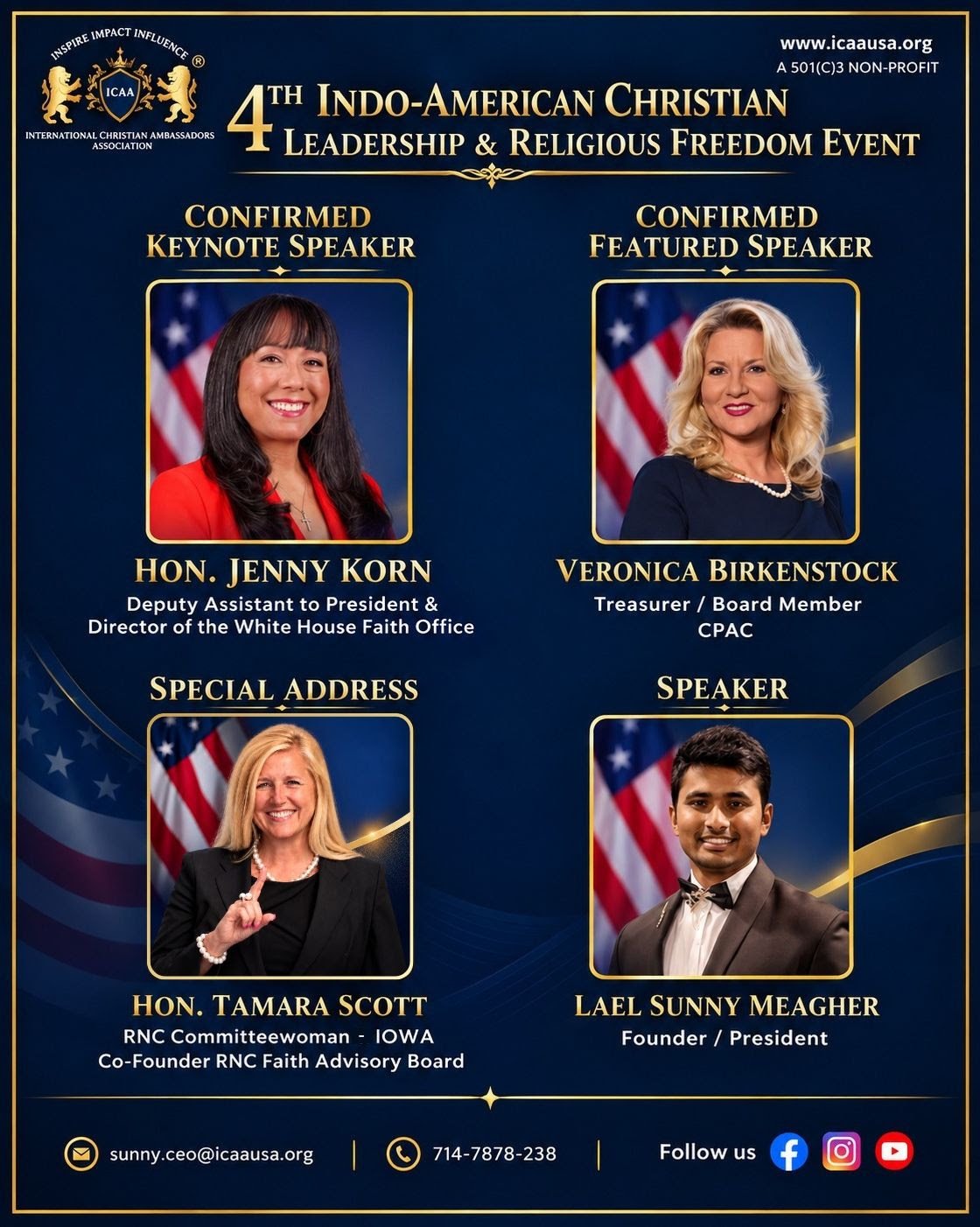 4th Christian Leadership &amp; Religious Freedom Event