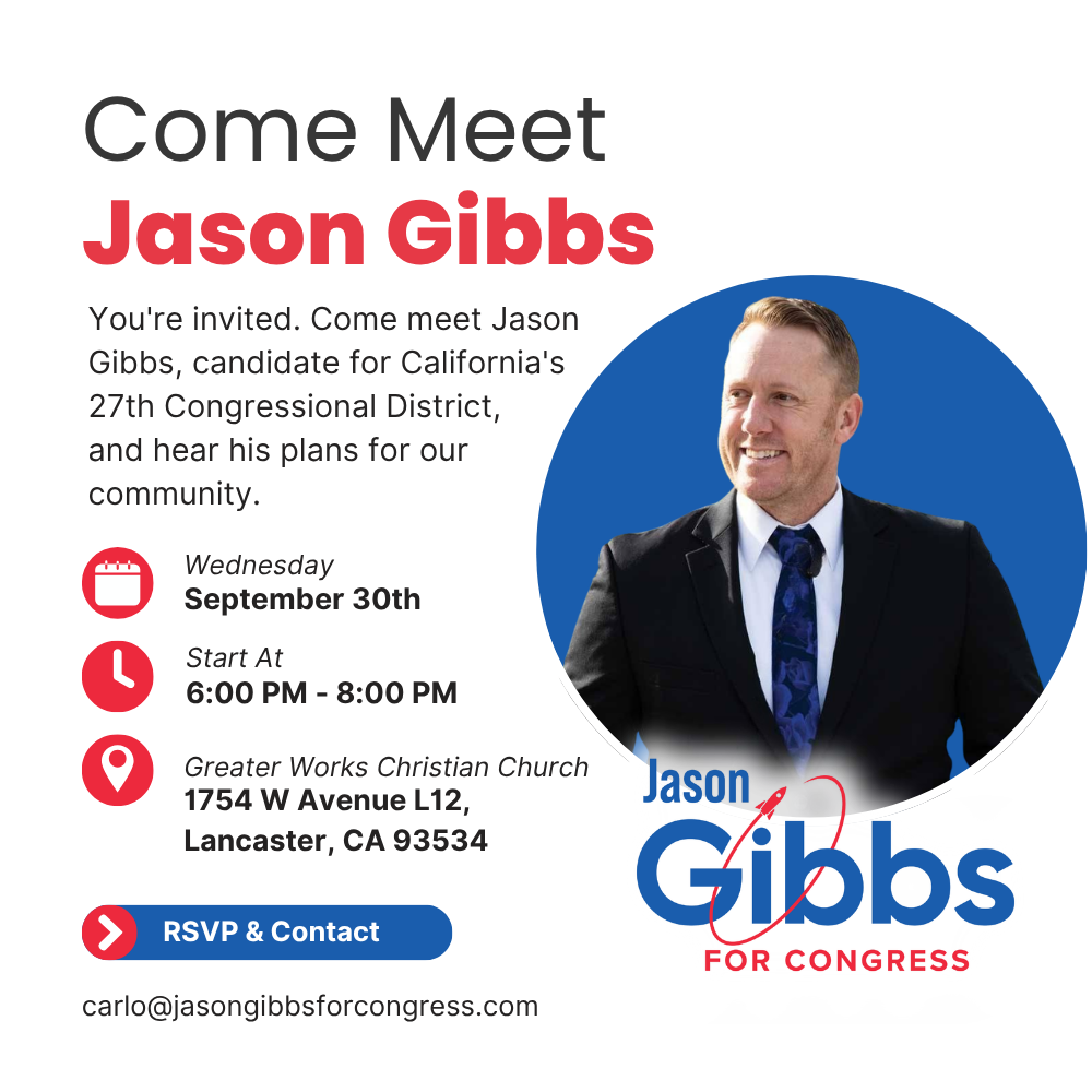 Jason Gibbs -Meet and Greet Congressional District 27