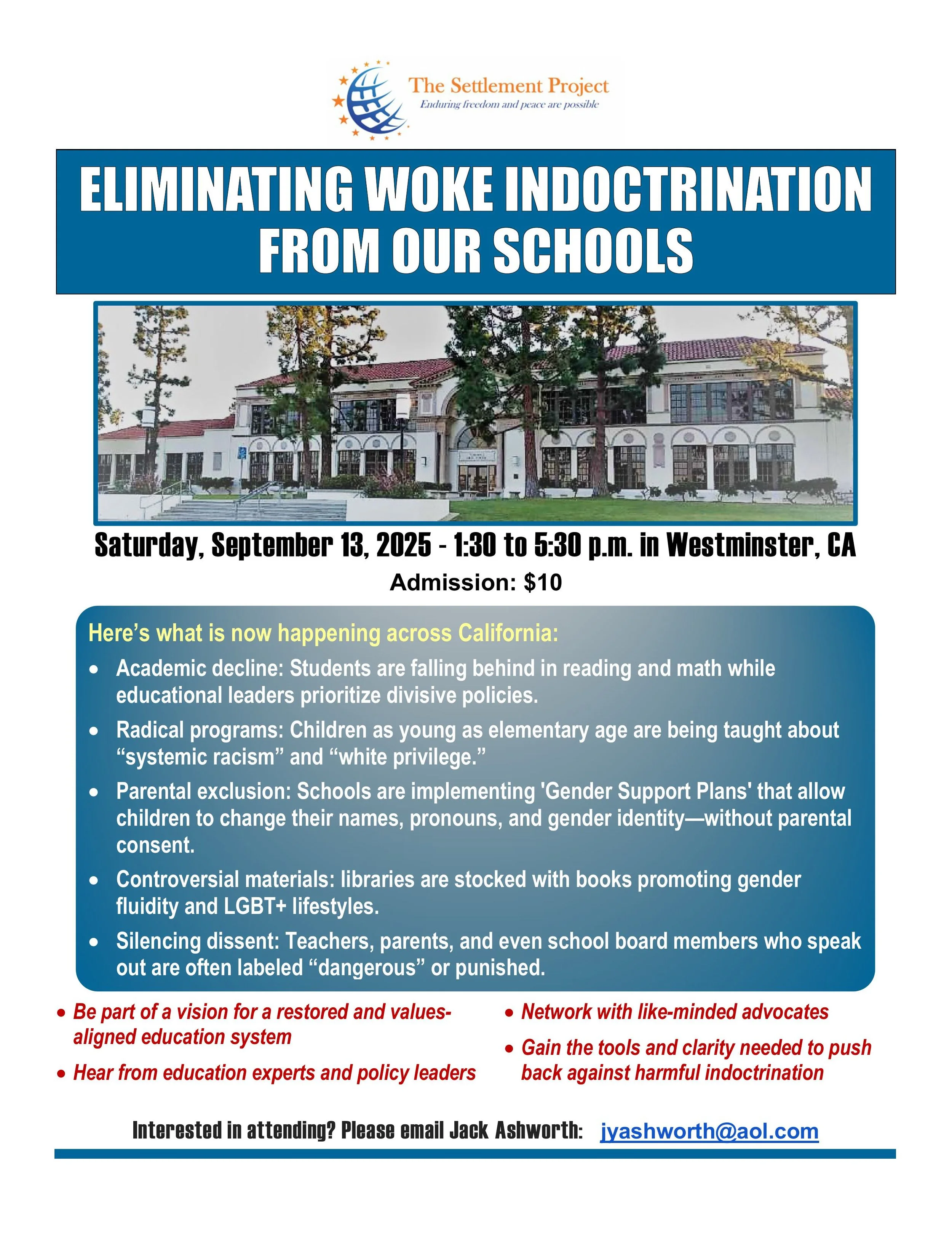 Eliminating Woke Indoctrination From Our Schools