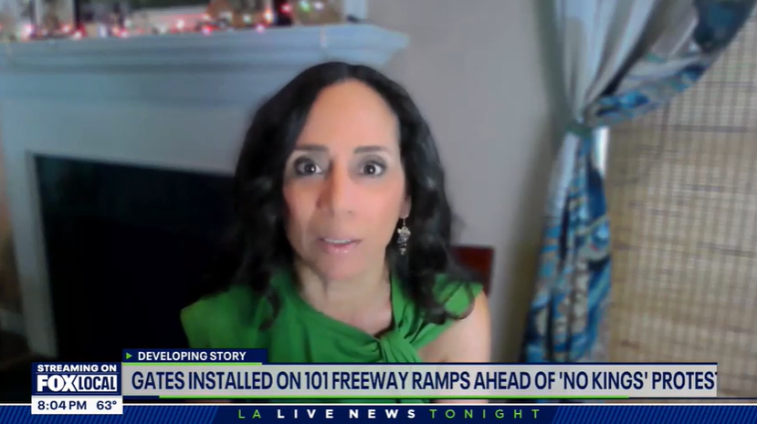 Fox 11 News - Preparations underway in LA for No Kings protests