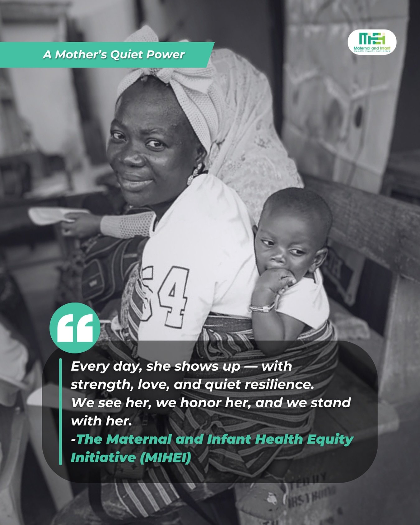Some things don’t make the news.
Like a mother holding her baby at 2 a.m.
Like the silent strength it takes to smile after a long night.
Like the thousand little ways she gives, even when no one is watching.
At MIHEI, we believe maternal and