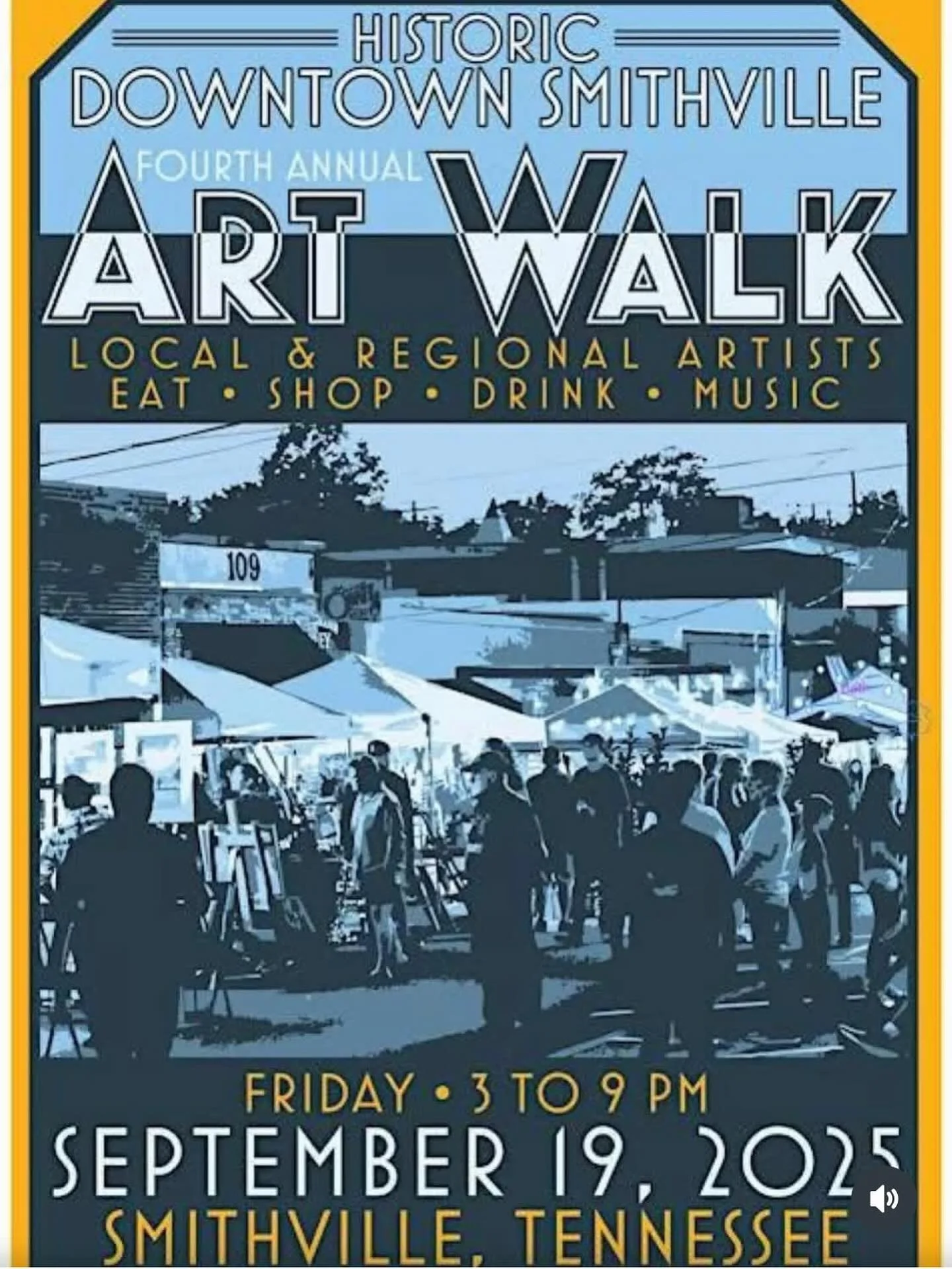 So excited to open up Pawpaw Studio (203 S 4th St. Smithville) for the Smithville Art Walk September 19th! Karyn Walker of @theartsgaragetn will be leading a FREE cookie-decorating station. Stop by to see our space and learn about upcoming classes an