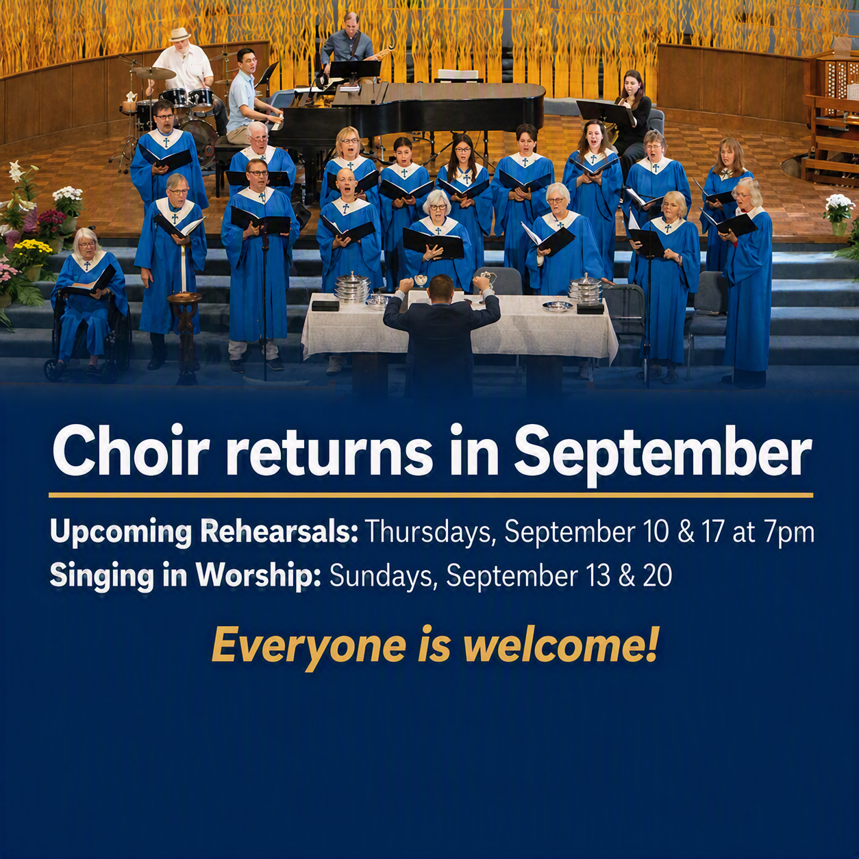 Choir Rehearsals Resume