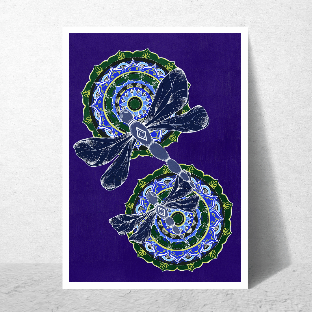 Pink Yellow Poster Mockup violet essence print.png