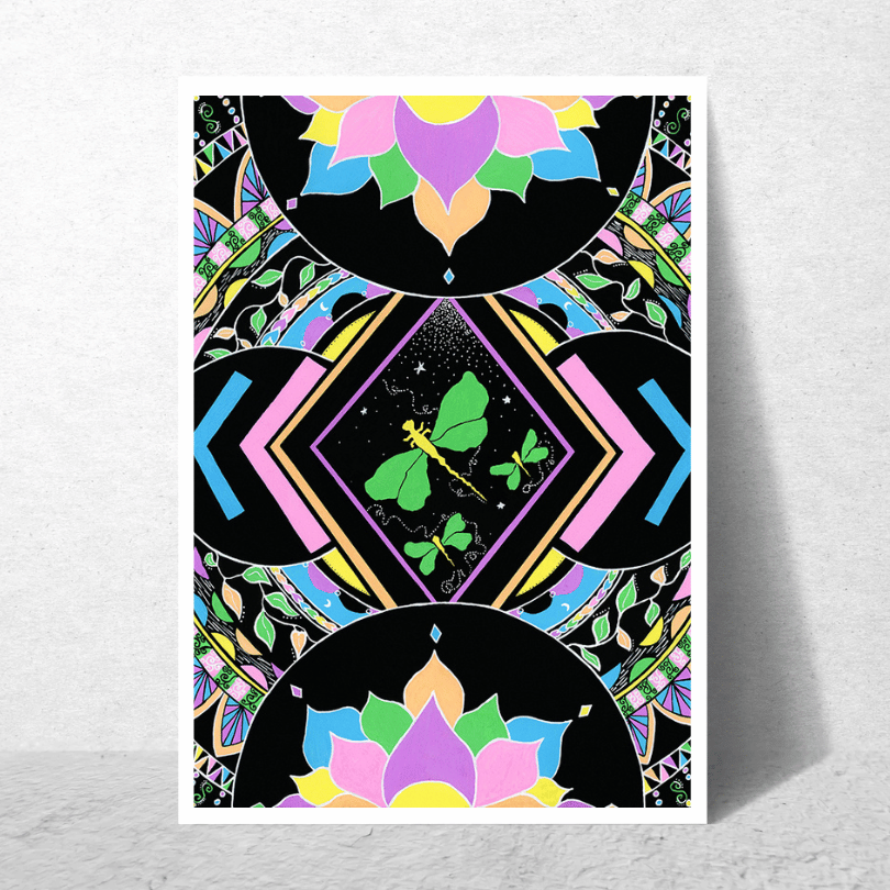 Pink Yellow Poster Mockup pastel dragon fly.png