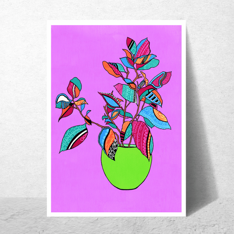 Pink Yellow Poster Mockup lovely lavender.png