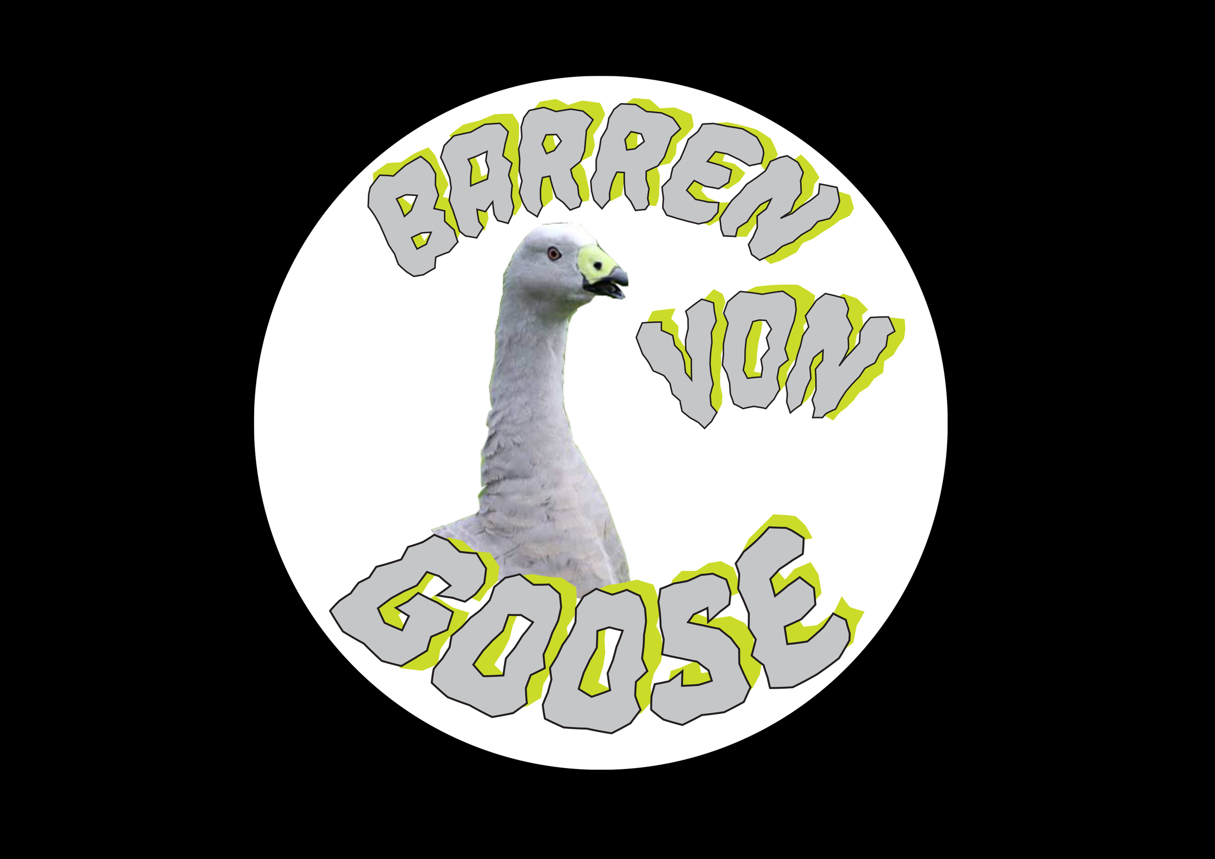 Barren von Goose Sticker