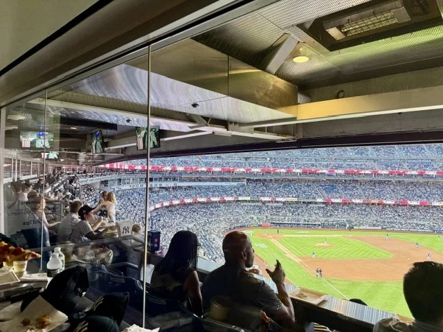 At Yankee Stadium’s VIP Lounge with NYC metro area CPA professional members.