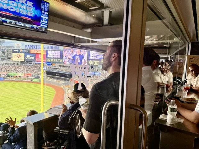 At Yankee Stadium’s VIP Lounge with NYC metro area CPA professional members.