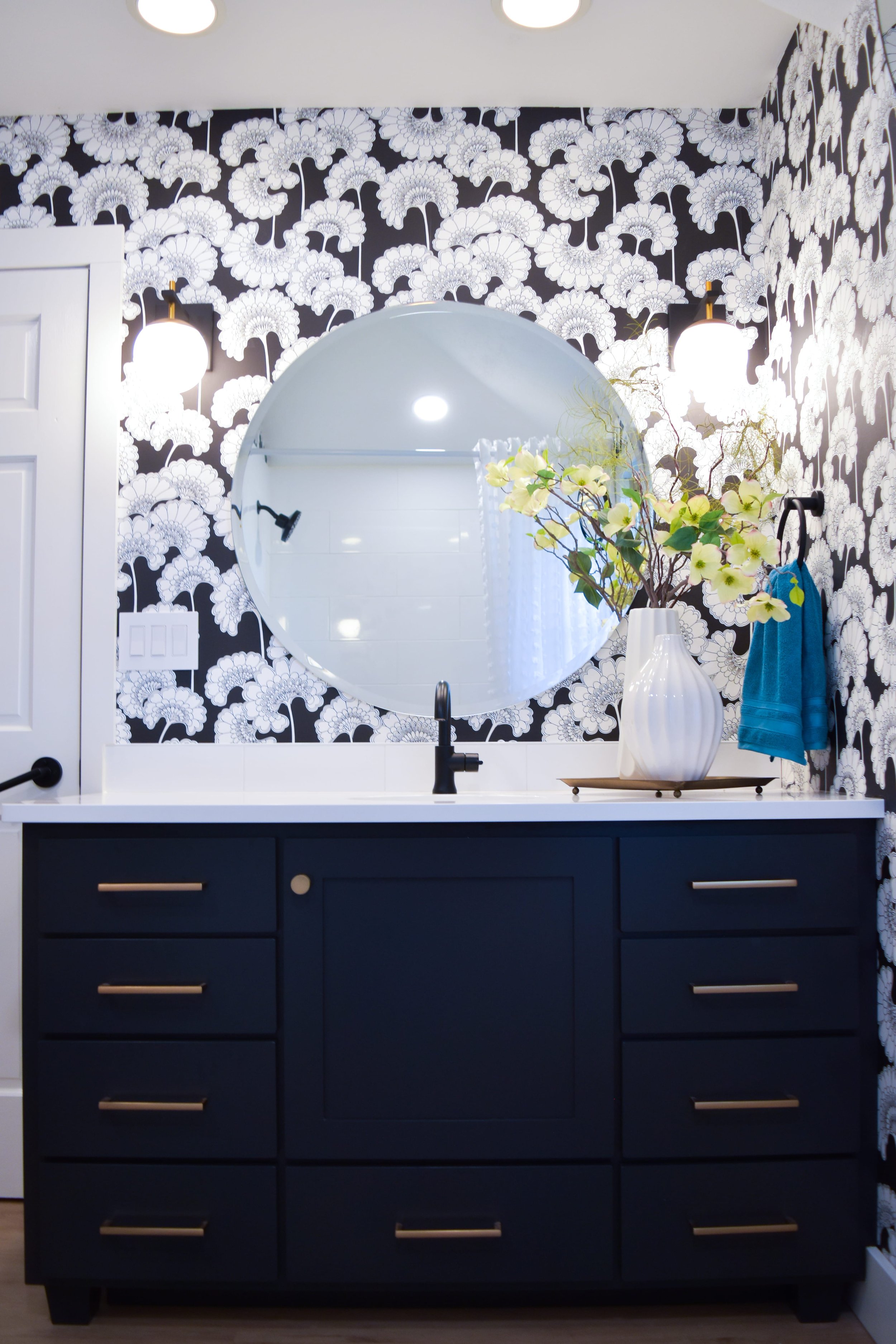 Bold Bathroom Design — Panache Window Design