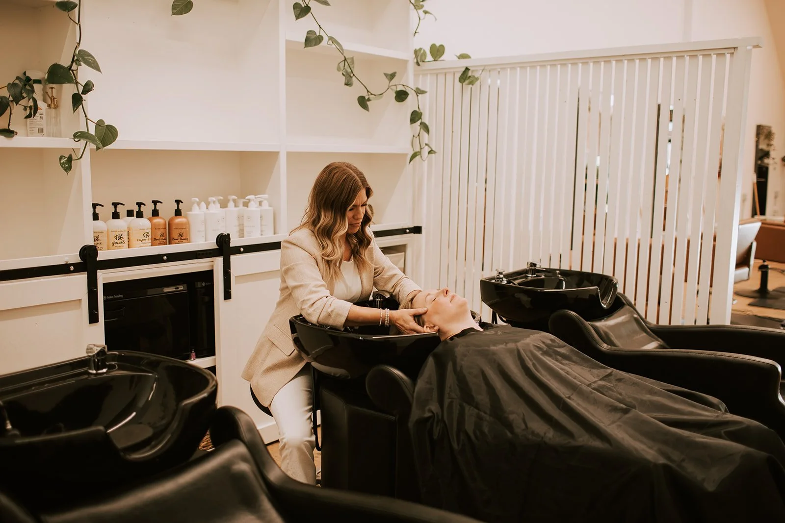 Becky Bosman providing a toning hair maintenance service in Lynden, WA