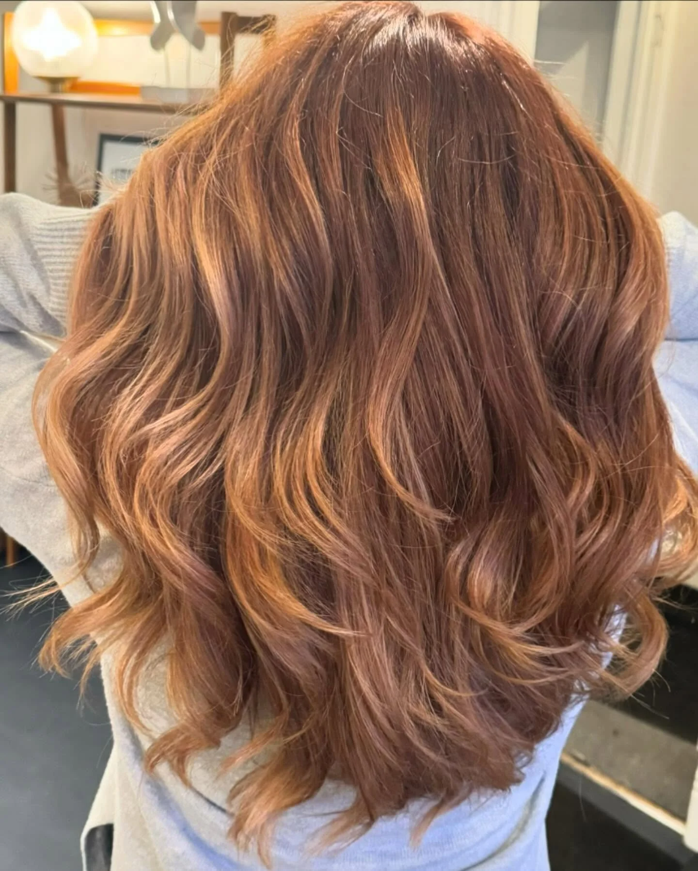 &ldquo;Feeling fiery with this stunning copper red hue! 🔥 #RedHot #HairEnvy&rdquo;