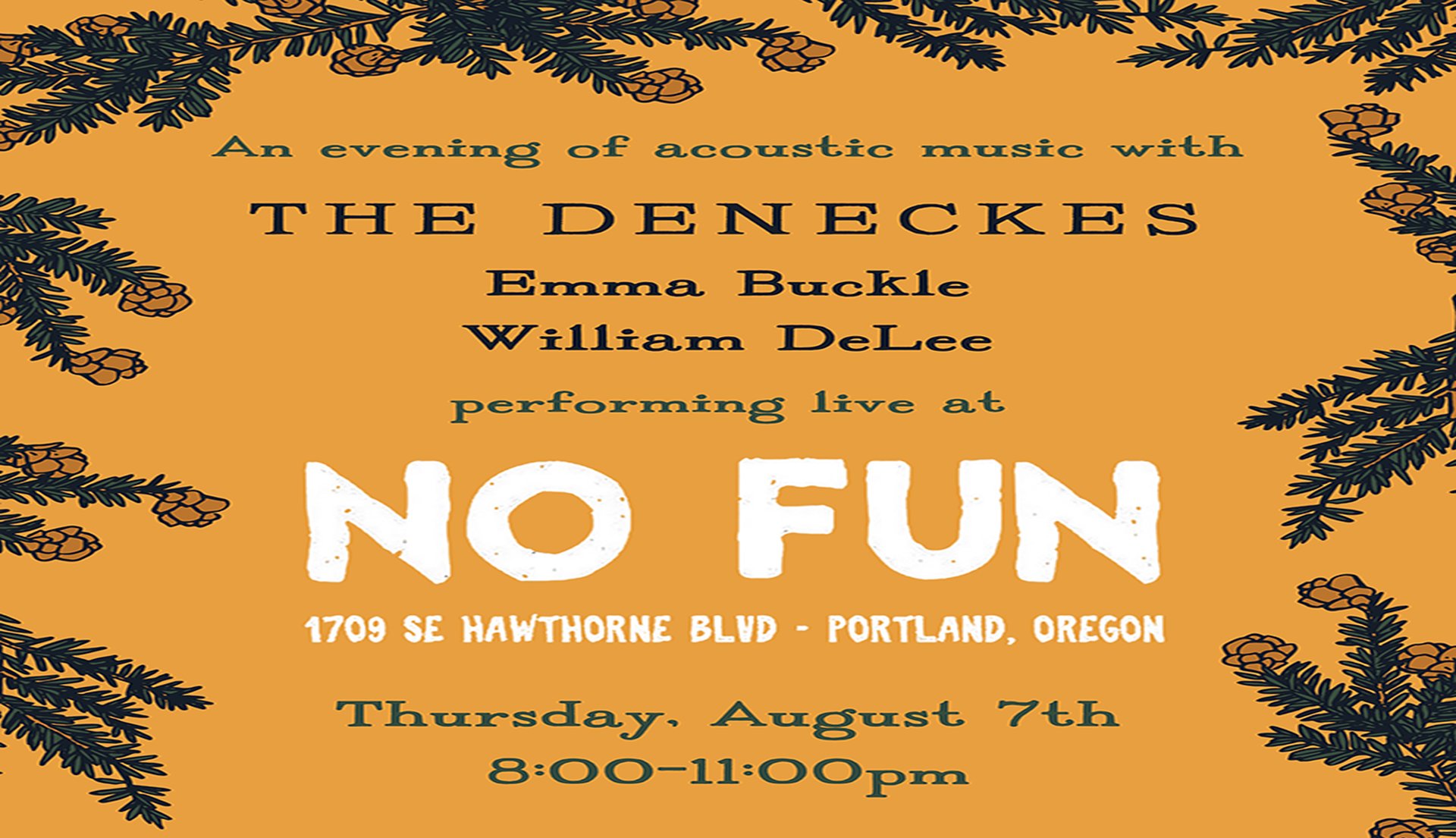 The Deneckes • Emma Buckle • William DeLee