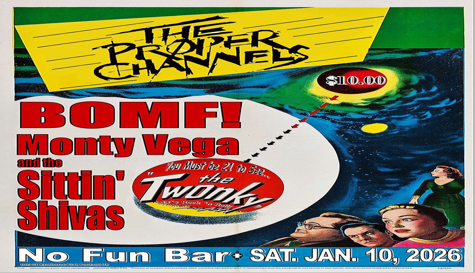 The Proper Channels • BOMF! • Monty Vega &amp; the Sittin' Shivas